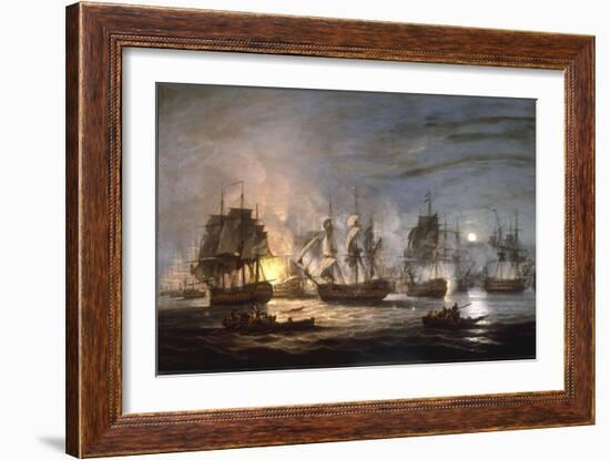 The Battle of the Nile, August 1st 1798, 1830-Thomas Luny-Framed Giclee Print