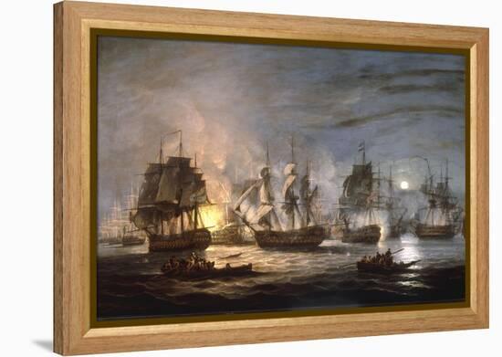 The Battle of the Nile, August 1st 1798, 1830-Thomas Luny-Framed Premier Image Canvas