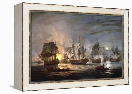 The Battle of the Nile, August 1st 1798, 1830-Thomas Luny-Framed Premier Image Canvas