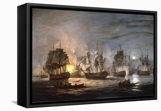 The Battle of the Nile, August 1st 1798, 1830-Thomas Luny-Framed Premier Image Canvas