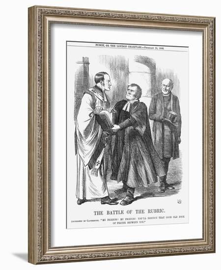 The Battle of the Rubric, 1866-John Tenniel-Framed Giclee Print