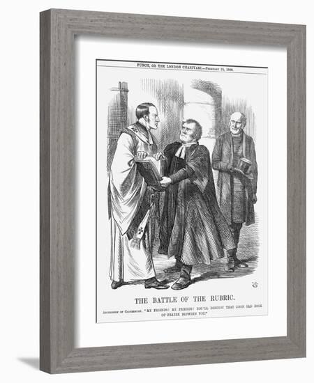 The Battle of the Rubric, 1866-John Tenniel-Framed Giclee Print