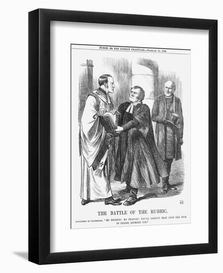 The Battle of the Rubric, 1866-John Tenniel-Framed Giclee Print