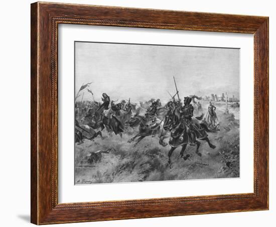 The Battle of the Spurs, 1513-Henri-Louis Dupray-Framed Giclee Print