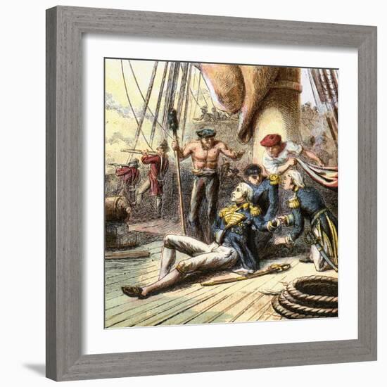 The Battle of Trafalgar, 1805-null-Framed Giclee Print