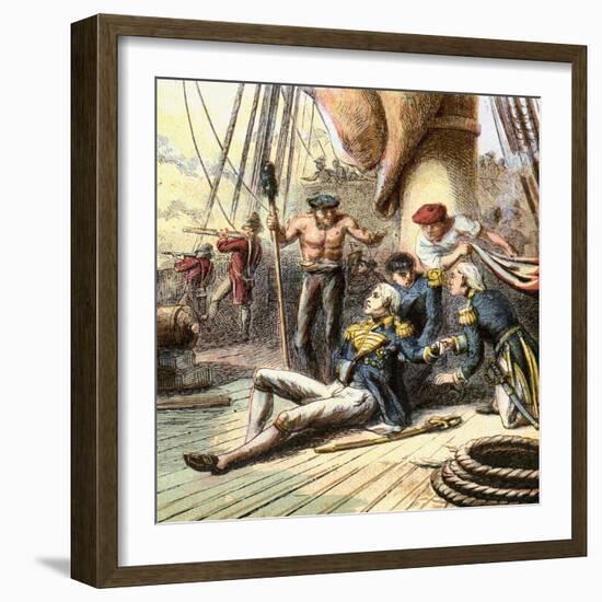 The Battle of Trafalgar, 1805-null-Framed Giclee Print