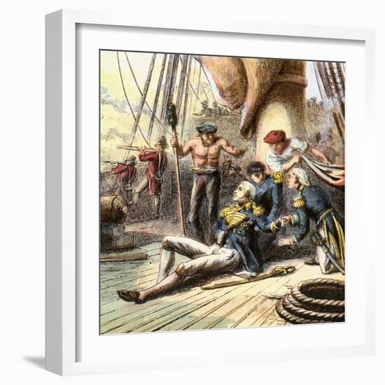 The Battle of Trafalgar, 1805-null-Framed Giclee Print