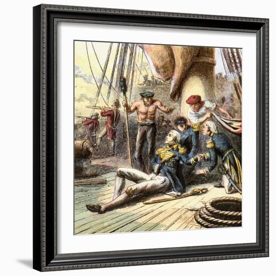 The Battle of Trafalgar, 1805-null-Framed Giclee Print