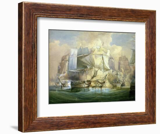 The Battle of Trafalgar, the Beginning of the Action, 21st October 1805-William John Huggins-Framed Giclee Print