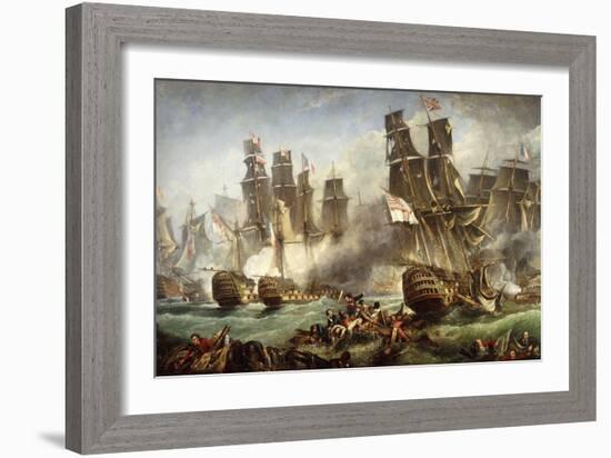 The Battle of Trafalgar-null-Framed Giclee Print