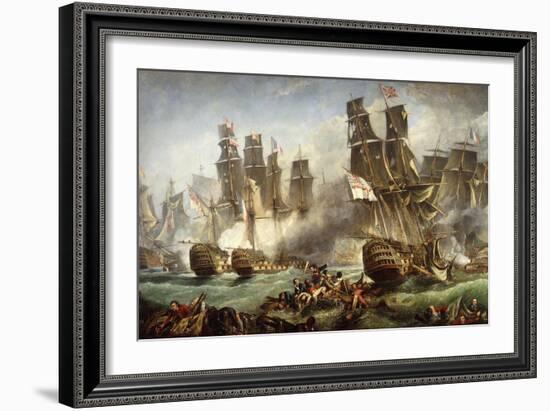 The Battle of Trafalgar-null-Framed Giclee Print
