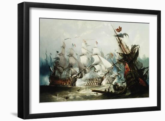 The Battle of Trafalgar-John Callow-Framed Giclee Print