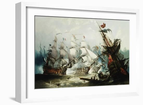 The Battle of Trafalgar-John Callow-Framed Giclee Print