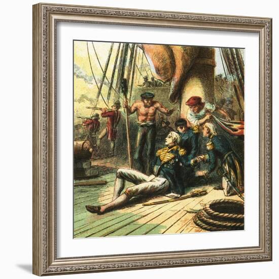 The Battle of Trafalgar-English-Framed Giclee Print