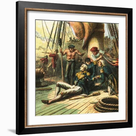 The Battle of Trafalgar-English-Framed Giclee Print