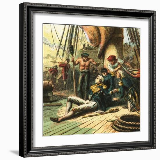 The Battle of Trafalgar-English-Framed Giclee Print