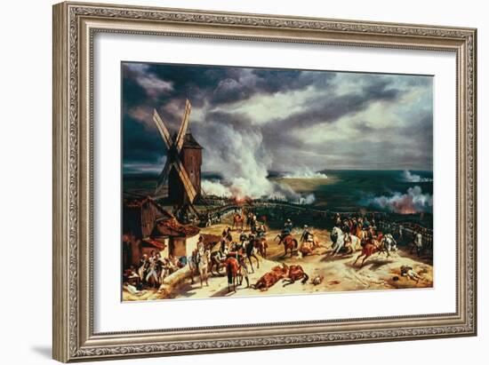 The Battle of Valmy, 20 September, 1792-Horace Vernet-Framed Giclee Print