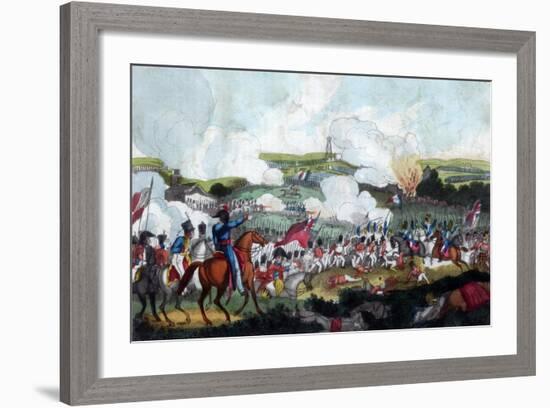 The Battle of Waterloo, 1815-Romney-Framed Giclee Print