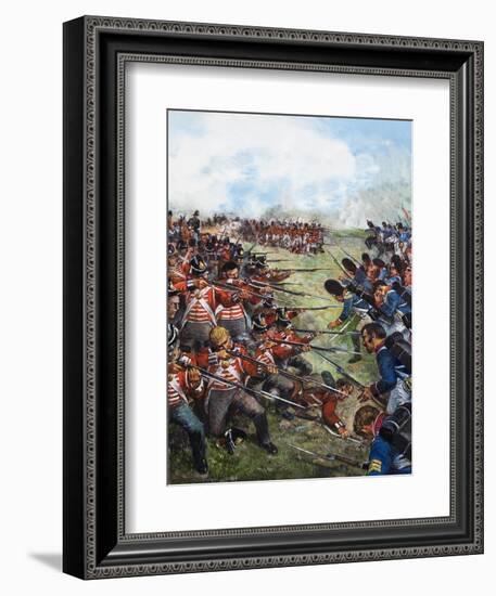 The Battle of Waterloo, 1815-Clive Uptton-Framed Giclee Print