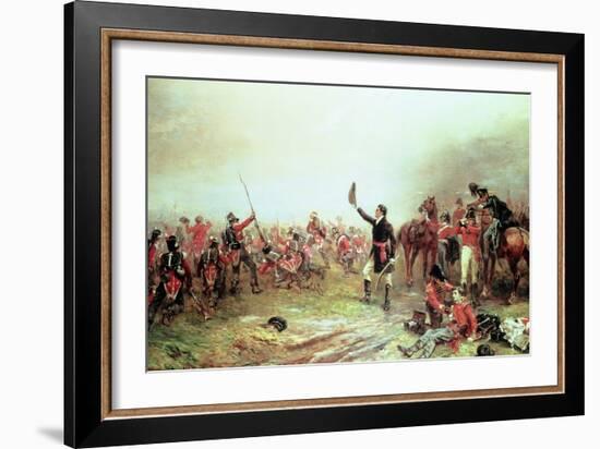 The Battle of Waterloo, 18th June 1815-Robert Alexander Hillingford-Framed Giclee Print