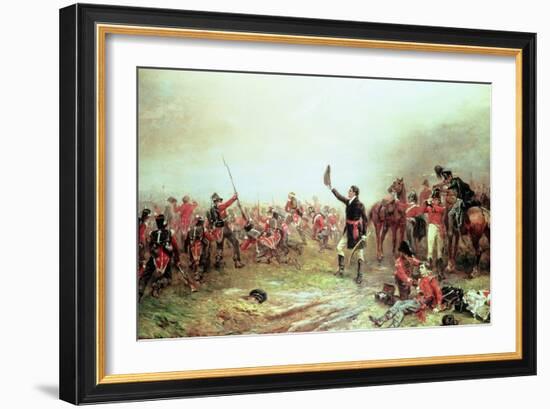 The Battle of Waterloo, 18th June 1815-Robert Alexander Hillingford-Framed Giclee Print