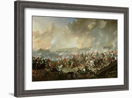 The Battle of Waterloo, 18th June 1815-Denis Dighton-Framed Giclee Print