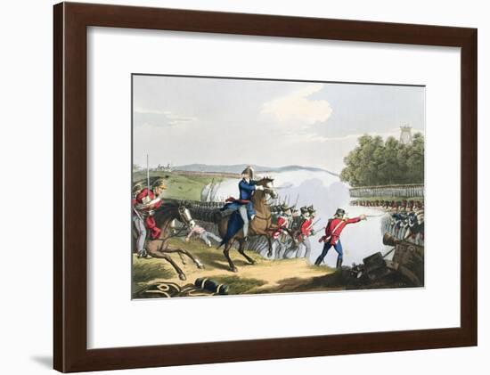 'The Battle of Waterloo Decided by the Duke of Wellington', 1815 (1816)-Matthew Dubourg-Framed Giclee Print