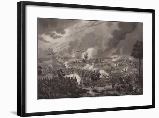 'The Battle of Waterloo, June 18, 1815', 1817 (1909)-Richard Gibson Reeve-Framed Giclee Print