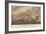 The Battle of Waterloo-George Cruikshank-Framed Giclee Print