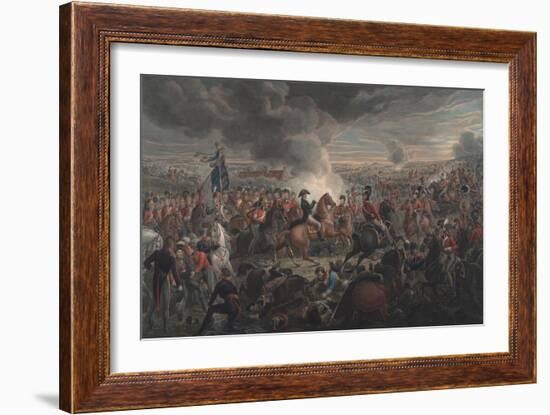 The Battle of Waterloo-Alexander Ivanovich Sauerweid-Framed Giclee Print