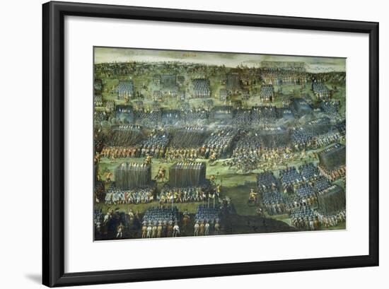 The Battle of White Mountain Near Prague on 7-8 November 1620-Pieter Snayers-Framed Giclee Print