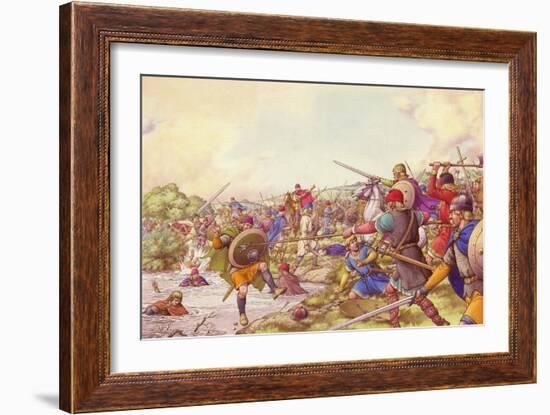 The Battle of Winwaed-Pat Nicolle-Framed Giclee Print