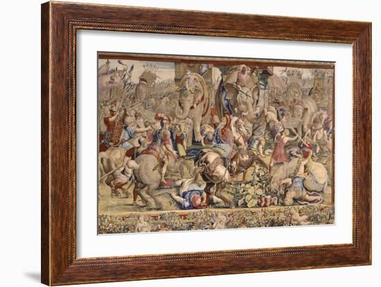 The Battle of Zama-Giulio Romano-Framed Giclee Print