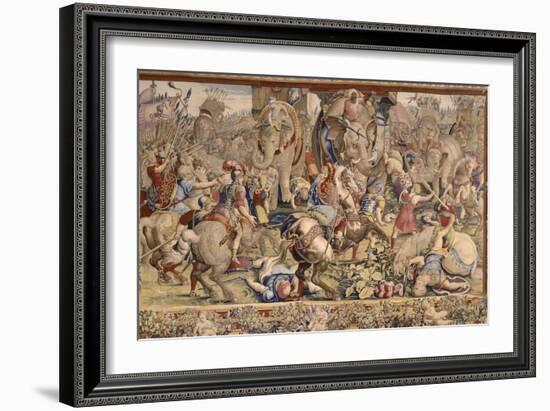 The Battle of Zama-Giulio Romano-Framed Giclee Print