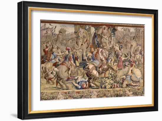 The Battle of Zama-Giulio Romano-Framed Giclee Print