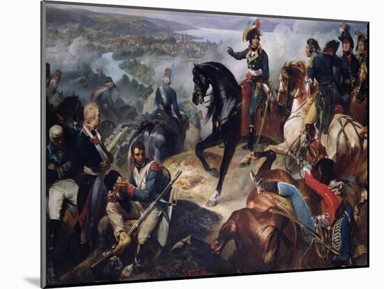 The Battle of Zurich, 25th September 1799, 1837-Francois Bouchot-Mounted Giclee Print