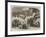 The Battle on the Volturno, the Neapolitan Troops Passing Along a Ravine-Thomas Nast-Framed Giclee Print