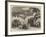 The Battle on the Volturno, the Neapolitan Troops Passing Along a Ravine-Thomas Nast-Framed Giclee Print