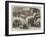 The Battle on the Volturno, the Neapolitan Troops Passing Along a Ravine-Thomas Nast-Framed Giclee Print