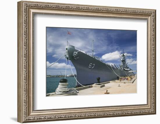 The Battleship Missouri Memorial-Jon Hicks-Framed Photographic Print