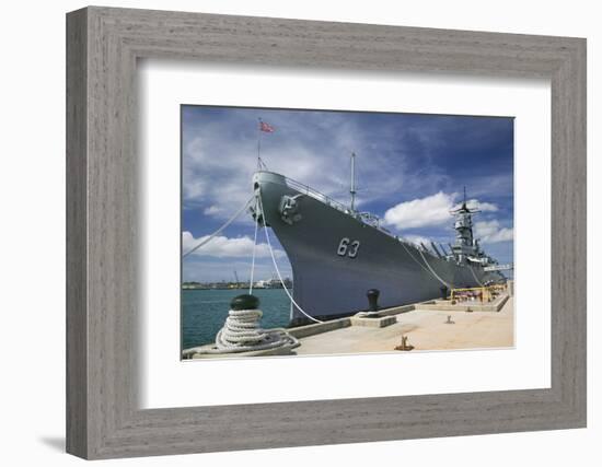 The Battleship Missouri Memorial-Jon Hicks-Framed Photographic Print