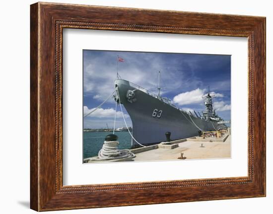 The Battleship Missouri Memorial-Jon Hicks-Framed Photographic Print