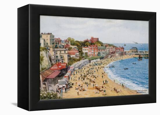 The Bay and Sands, Broadstairs-Alfred Robert Quinton-Framed Premier Image Canvas