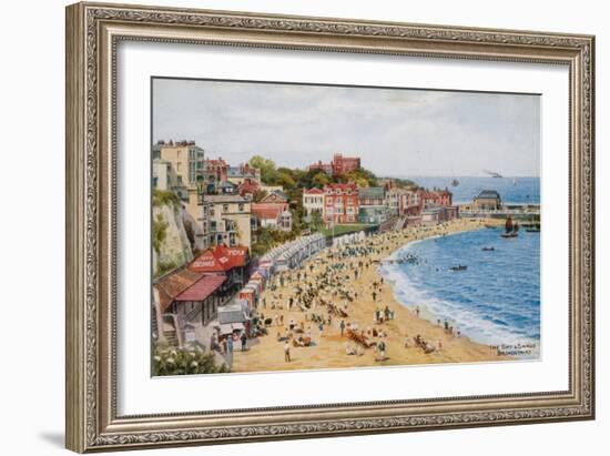 The Bay and Sands, Broadstairs-Alfred Robert Quinton-Framed Giclee Print