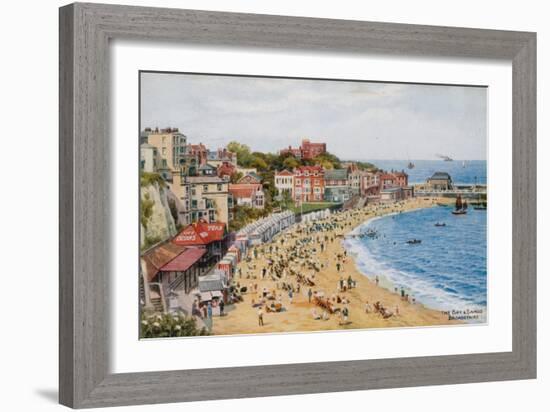 The Bay and Sands, Broadstairs-Alfred Robert Quinton-Framed Giclee Print