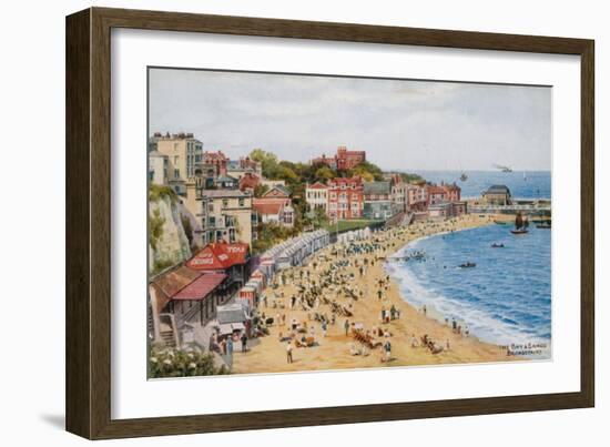 The Bay and Sands, Broadstairs-Alfred Robert Quinton-Framed Giclee Print