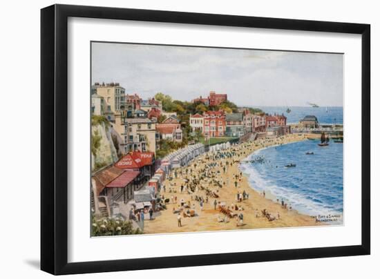 The Bay and Sands, Broadstairs-Alfred Robert Quinton-Framed Giclee Print
