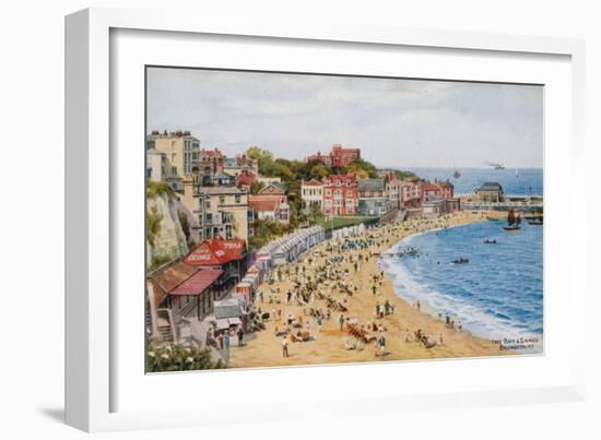 The Bay and Sands, Broadstairs-Alfred Robert Quinton-Framed Giclee Print