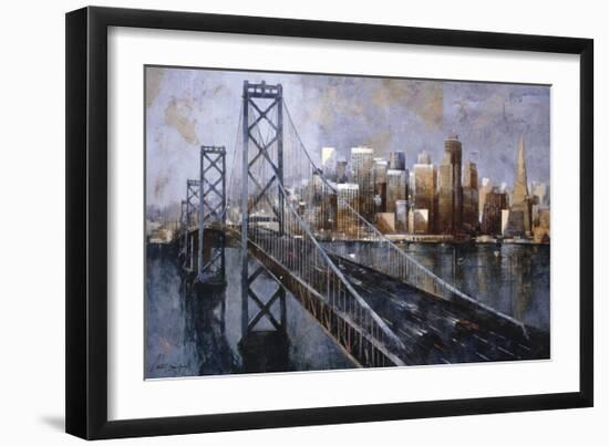 The Bay Bridge-Marti Bofarull-Framed Giclee Print