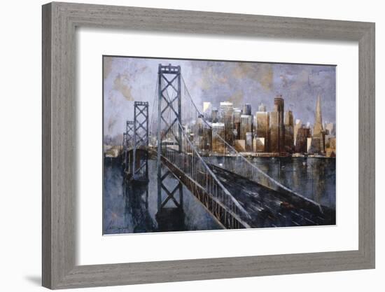 The Bay Bridge-Marti Bofarull-Framed Giclee Print